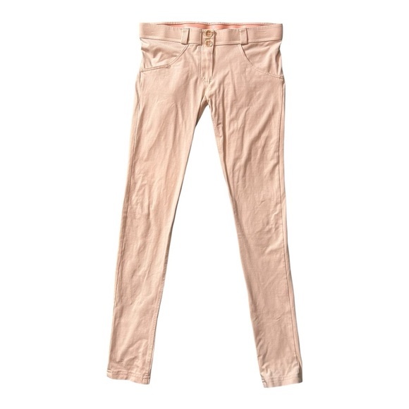Freddy WR.UP Low-Rise 7/8 Length Pants - Size S, Light Beige - Picture 2 of 11